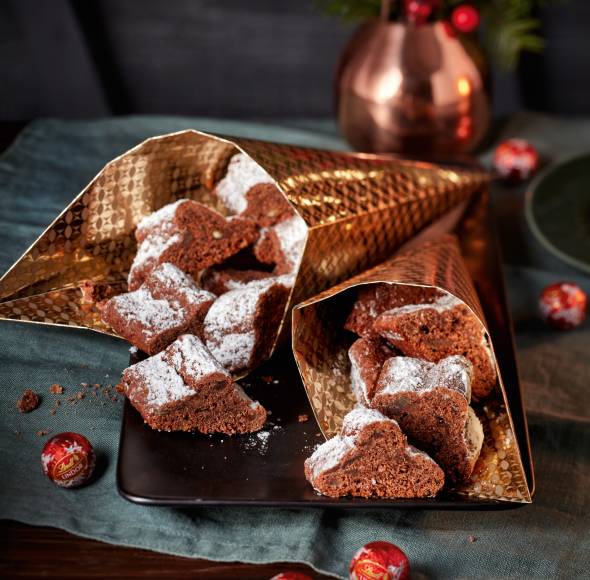 Schokoladenstollen-Konfekt