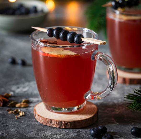 Schwedischer Blaubeer-Punsch