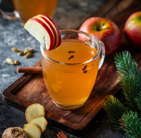 Wärmender Apfel-Ingwer-Punsch