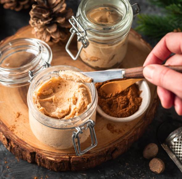Zimt-Zucker-Butter auf Vorrat
