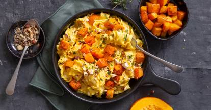 Bandnudeln mit Kürbismascarponesoße