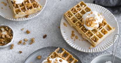 Bienenstichwaffeln