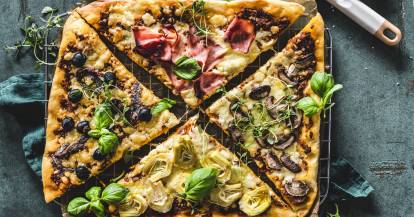 Blitzpizza "Quattro-Stagioni"