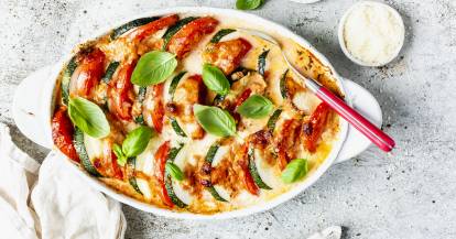 Gemüseauflauf mit Parmesan