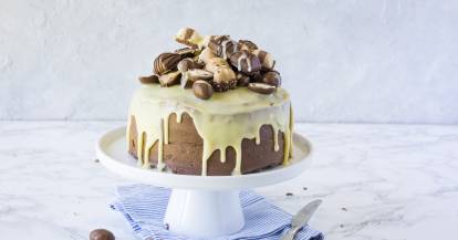 Traum aller Kids: Die Drip-Cake Kinderschokolade-Torte