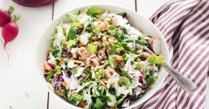 Krabbensalat mit Dressing Sylter Art