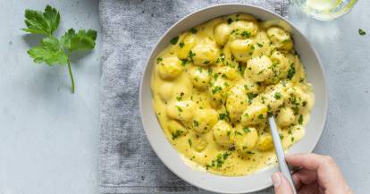 Gnocchi mit Käsesoße