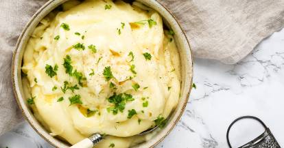 Kartoffelpüree in einer Schüssel