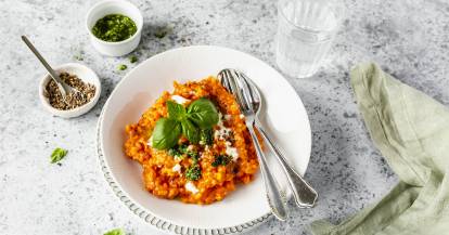 Risotto Tomate-Mozzarella