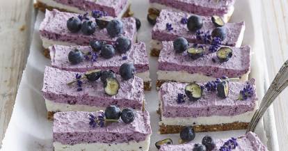 Blaubeerkuchen mit Schmand ohne Backen