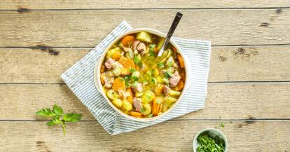 Kassler-Gemüse-Eintopf