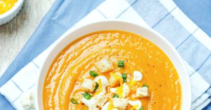 Kürbis-Blumenkohl-Suppe