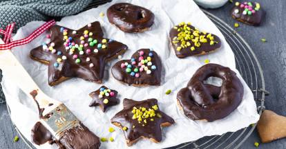 Lebkuchenherzen, -sterne, -brezeln