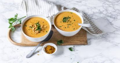 Cremesuppe aus Gemüse