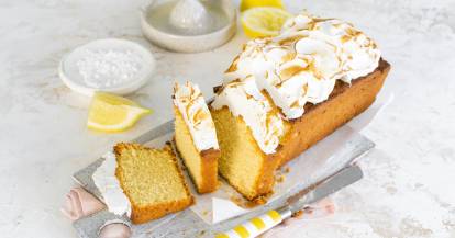 Zitronenkuchen mit Baiser