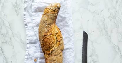 Knusprige Landhausbaguettes