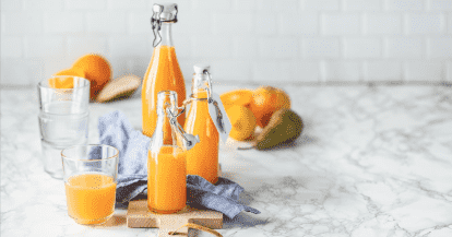 Frisch gepresster Saft aus dem Monsieur Cuisine