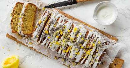 Low-Carb-Zitronenkuchen mit Chiasamen für Monsieur Cuisine