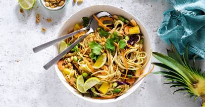 Spaghettisalat tropicana