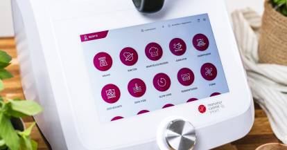 Monsieur Cuisine, auf dem Display ist die Übersicht der Modi