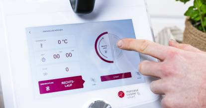 Am Monsieur Cuisine wird der Rechtslauf eingestellt.