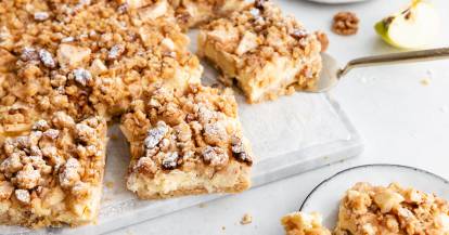 Apfel-Cheesecake vom Blech