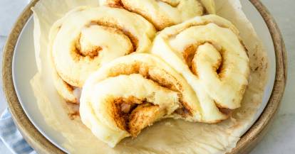 Gedämpfte Zimtschnecken