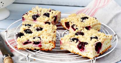 Streusel-Kirschkuchen vom Blech