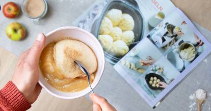 Dampfnudeln aus dem Dampfgaraufsatz des Monsieur