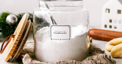 Basisrezept Vanillezucker