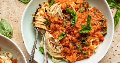 15-Minuten-Linsen-Bolognese