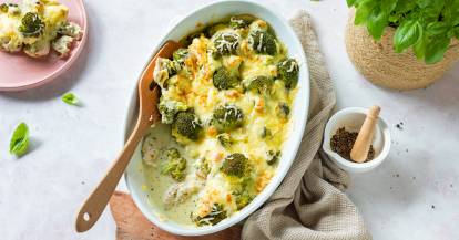 Hähnchen-Brokkoli-Auflauf