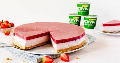 Schnelle Joghurt-Torte ohne Backen