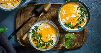 Kürbis-Linsen-Suppe