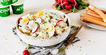 Leichter Kartoffelsalat mit Joghurt
