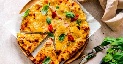 Low-Carb-Schüttelpizza