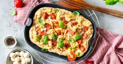 Omelett Tomate-Mozzarella