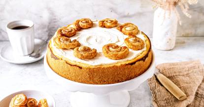 Zimtschnecken-Käsekuchen