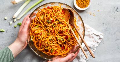 Der Absolute-Renner-Spaghettisalat mit Curry