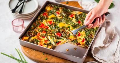 Frühstücks-Frittata vom Blech