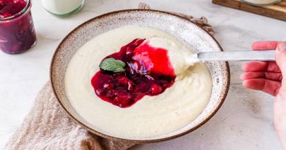 High Protein Grießpudding Vanille