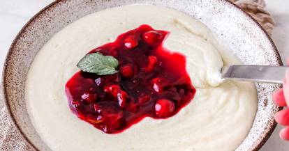 High Protein Grießpudding Vanille