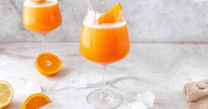 Alkoholfreier Frozen Orange Spritz
