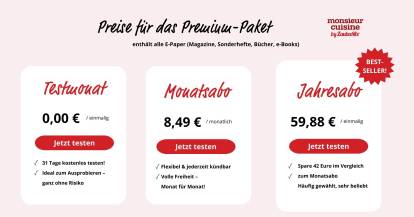 ZauberMix Preise für Premium-Abo im Überblick