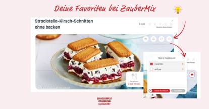 Screenshot ZauberMix Rezepte Favorit markieren