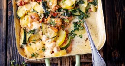 Kartoffelauflauf „alles geht" – ohne Vorkochen