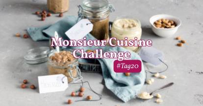 Mehrere Gläser mit Nussmus – Monsieur Cuisine Challenge Tag 20