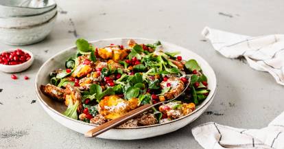 Smashed-Potatoes-Salat mit Kichererbsen