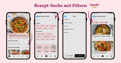 ZauberMix Club Screenshots Rezept-Suche