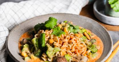 15-Minuten-Mie-Nudel-Suppe